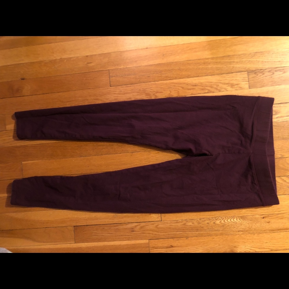 Maroon Leggings
